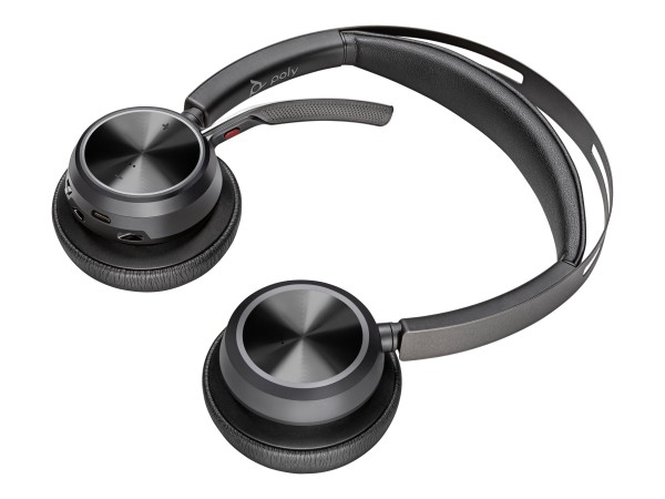HP Poly Voyager Focus 2 USB-C-Headset incl. Ladestation + Adapter USB-C/ -A 9T9J5AA