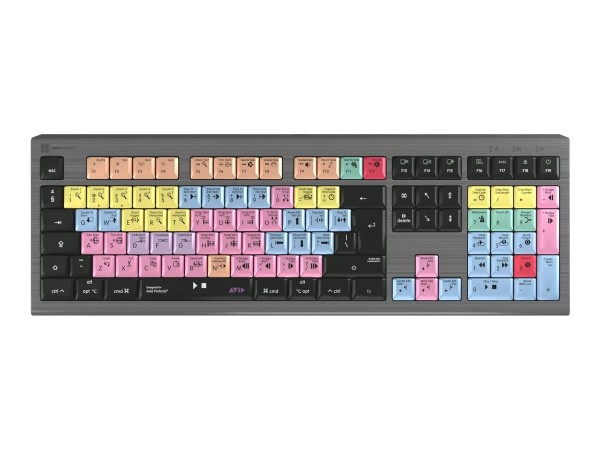 LOGIC-KEYBOARD ASTRA 2 Tastatur USB QWERTY Englisch Schwarz (LKB-PT-A2M-UK LKB-PT-A2M-UK