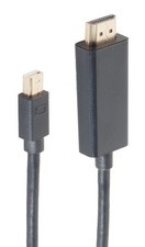 shiverpeaks BASIC-S Mini DisplayPort - HDMI 1.4 Kabel, 3,0 m