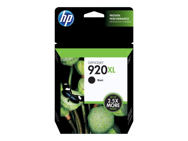 HP 920XL - Hohe Ergiebigkeit - Schwarz - Original - Tintenpatrone - für Off CD975AE#BGY
