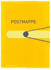 herlitz Postmappe easy orga to go, PP-Folie, DIN A4, gelb