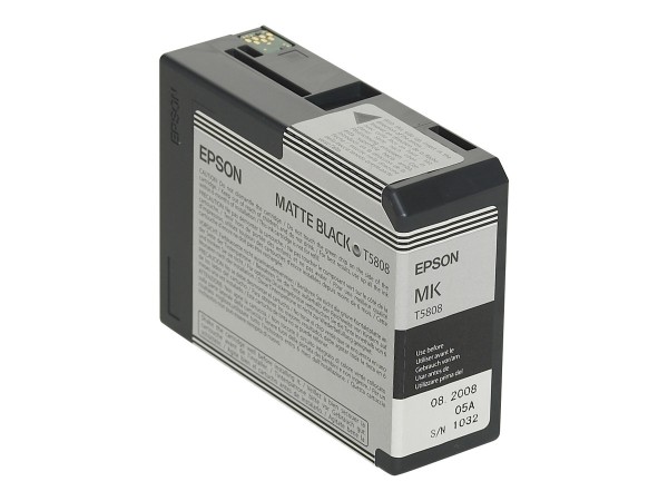 EPSON T5808 mattschwarz Tintenpatrone C13T580800