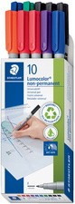 STAEDTLER Lumocolor NonPermanent-Marker 316F, 10er Schachtel