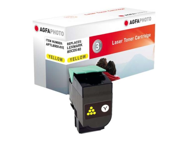 AGFAPHOTO Gelb Tonerpatrone APTL800X4YE