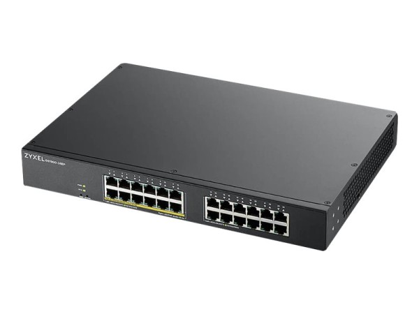 ZYXEL Switch 19" 24x GbE L2 GS1900-24HP 12x PoE+ Ports,130W GS1900-24EP-EU0101F