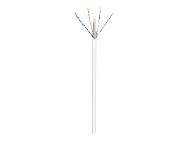 WENTRONIC CAT 6 Installationskabel 4x2xAWG24/1 U/UTP - Ungeschirmt Starrlei 94220