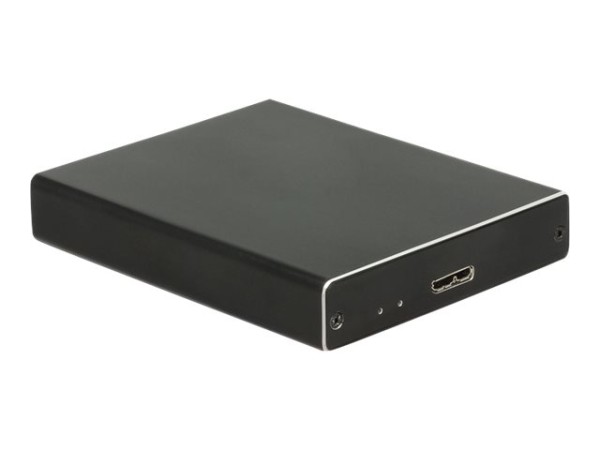 DELOCK Gehäuse 2 x M.2 Key B > USB 3.1 Micro-B