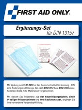 FIRST AID ONLY Ergänzungsset für Normaktualisierung DIN13169