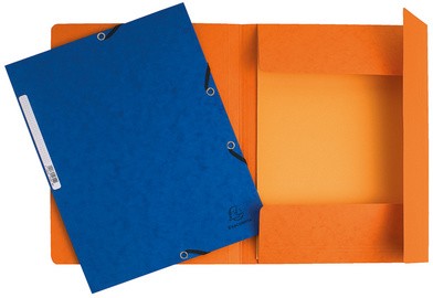 EXACOMPTA Eckspannermappe, DIN A4, aus Karton, sortiert