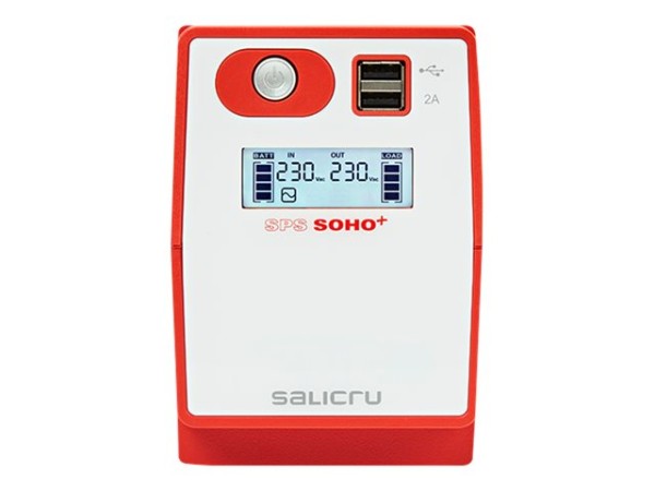 SALICRU SALICRU SPS 500 SOHO+,Line Int,500VA/300W,USB,LCD,Shucko