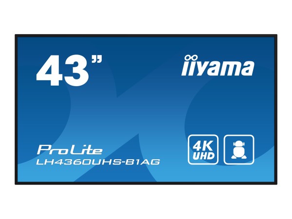 IIYAMA IIYAMA ProLite LH4360UHS-B1AG Signage Display 108cm (42,5")