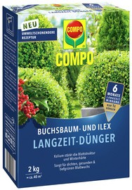 COMPO Buchsbaum- und Ilex Langzeit-Dünger, 2 kg