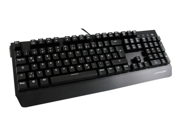 LC-POWER LC-POWER Mechanische Gaming Tastatur, LC-Power LC-KEY-MECH-1, USB, schwarz
