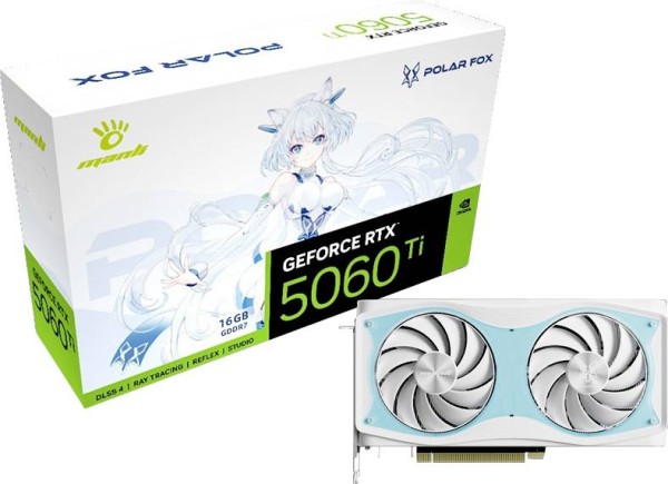 MANLI MANLI VGA Man GeForce RTX 5060 TI Polar Fox OC 16GB