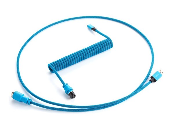 CABLEMOD Pro Coiled Keyb. Cable bu 1,50m | USB-A > USB-C CM-PKCA-CLBALB-KLB150KLB-R