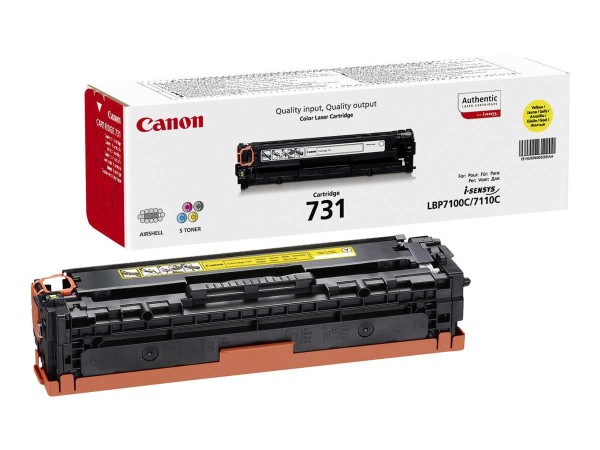 CANON 731 Y Gelb Tonerpatrone 6269B002