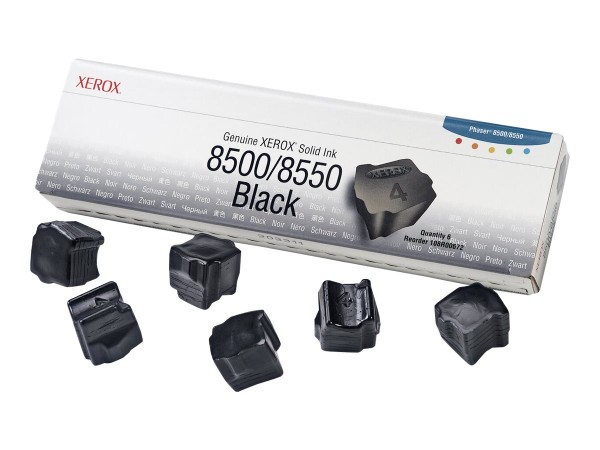 XEROX Phaser 8500/8550 6 Schwarz feste Tinten 108R00672