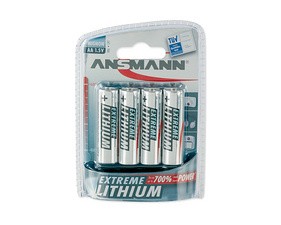 ANSMANN EXTREME LITHIUM Batterie, Mignon AA, 4er Blister