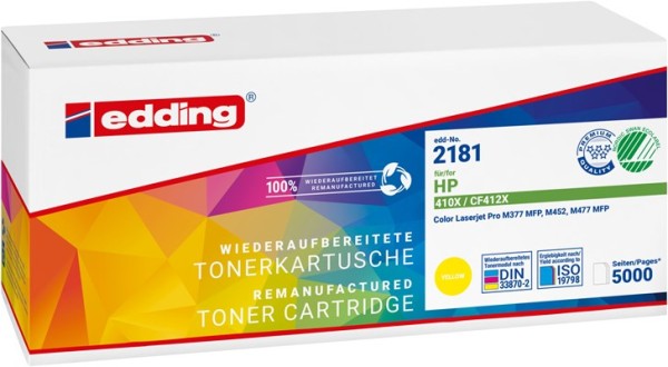 EDDING EDDING Toner 18-2181 wie HP CF412X gelb (18-2181)