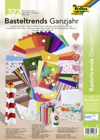 folia Bastelpapier-Set Trends Ganzjahr, 322-teilig