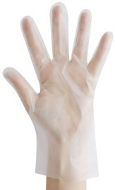 HYGOSTAR TPE-Handschuh ALLFOOD THERMOSOFT, L, transparent