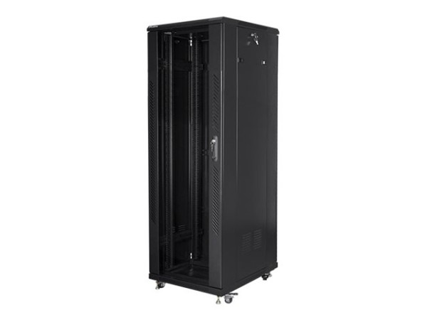 LANBERG LANBERG -Schränke FF01-6837-12B (37U; 19 " 600mm 800 mm; stehend; voll, Glas, 800 kg; schwarz) (FF01