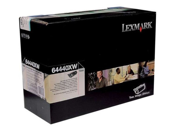 LEXMARK Schwarz Tonerpatrone LCCP 64440XW