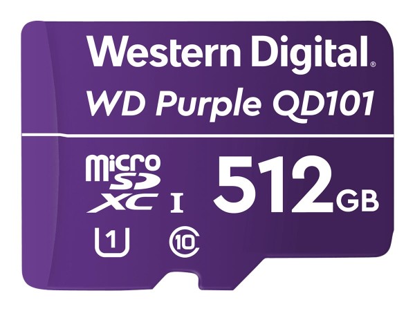 WESTERN DIGITAL WESTERN DIGITAL WD PURPLE QD101 MICROSD 512GB
