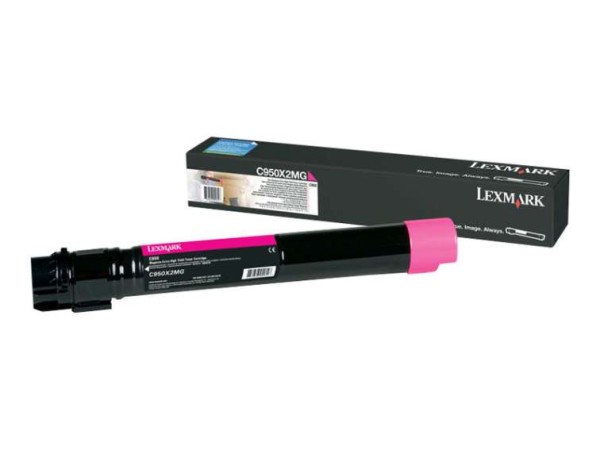 LEXMARK Besonders hohe Ergiebigkeit Magenta Tonerpatrone LCCP, LRP C950X2MG