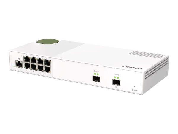 QNAP QSW-M2108-2S - Switch - managed - 2 x 10 Gigabit SFP+ + 8 x 2.5GBase-T QSW-M2108-2S