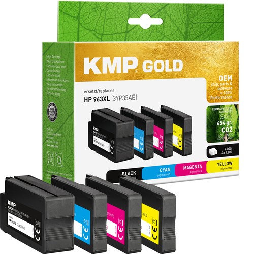 KMP KMP GOLD Patrone HP 963XL (3YP35AE) Multipack C/M/Y/B remanufactured