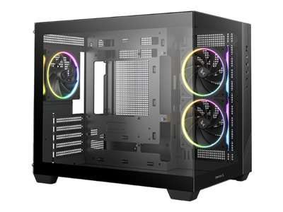 DEEPCOOL CG330 3F Micro ATX Mini ITX ARGB Glas black R-CG330-BKNGM3-G