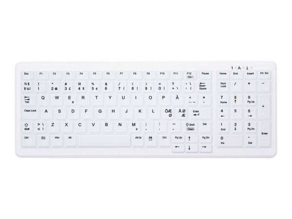 CHERRY ACTIVE KEY TAS AK-C7000F-FUS-W/NOR NOR-Layout weiß AK-C7000F-FUS-W/NOR