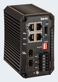 BAROX BAROX Switche für Hutschienenmontage, 1GBit/s, mit Managemen