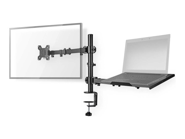 NEDIS Schreibtisch Monitorhalterung | Notebook | 1 Bildschirm(e) | 15 - 32 MMSISNB110BK