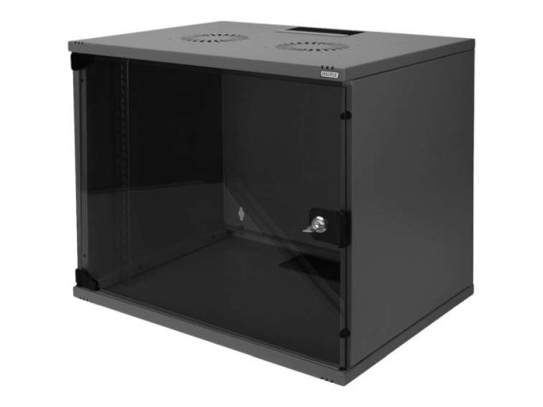 DIGITUS Wandgehäuse SOHO 09HE 460x540x400mm schwarz DN-19 09-U-S-SW