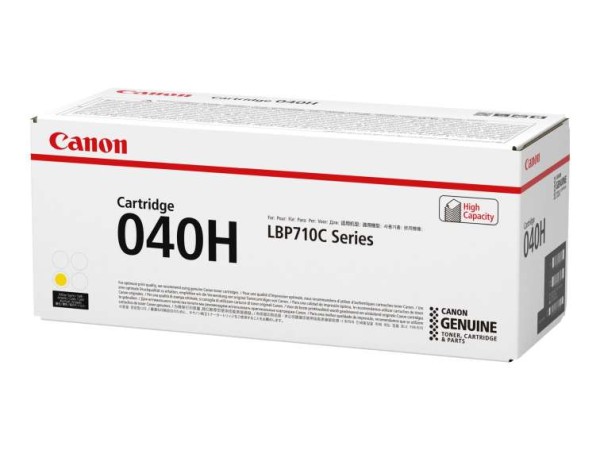 CANON 040 H Gelb Tonerpatrone 0455C001