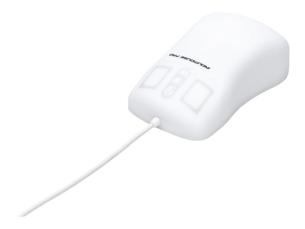 GETT GETT InduMouse Pro USB Silikonmaus IP68 wasserdicht desinfizierbar auf transparenten Flaechen