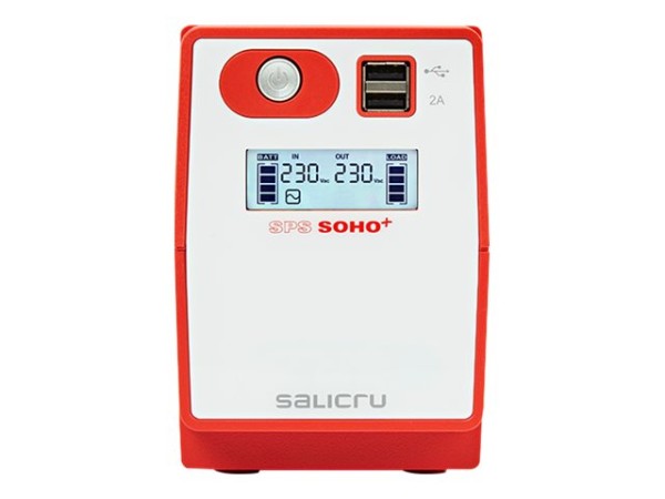 SALICRU SPS 850 SOHO+,Line Int,850VA/480W,USB,LCD,Shucko 647CA000003