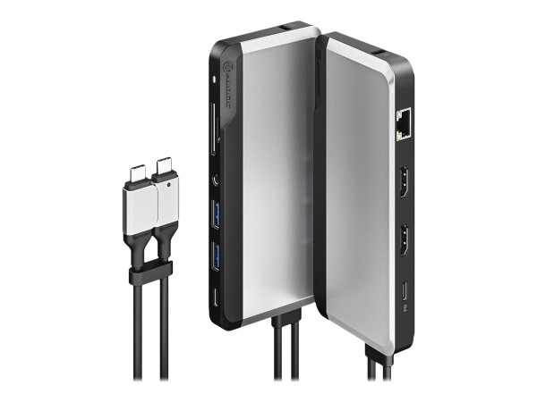 ALOGIC Dockingstation Twin Super Dock 10-in-1 Dual USB-C U2CSH-SGR