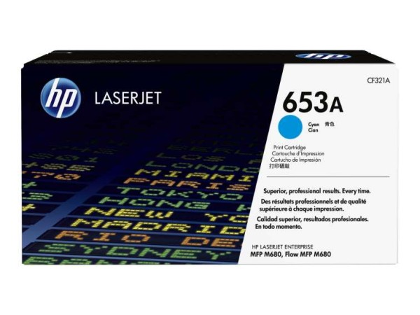 HP 653A Cyan LaserJet Tonerpatrone (CF321A) CF321A
