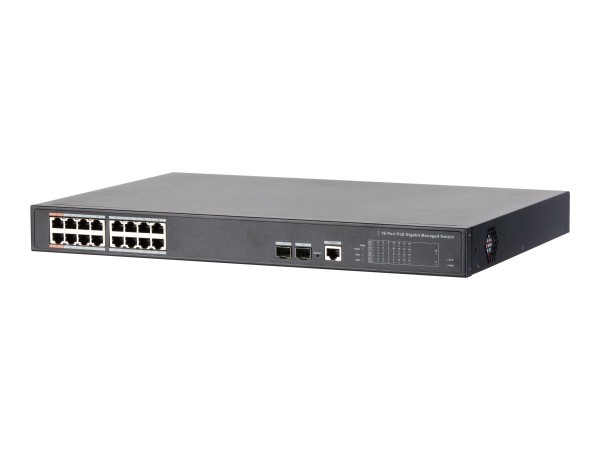 DAHUA DH-PFS4218-16GT-240 16-Port PoE Gigabit Managed Switch DAHUA DH-PFS42 DH-PFS4218-16GT-240