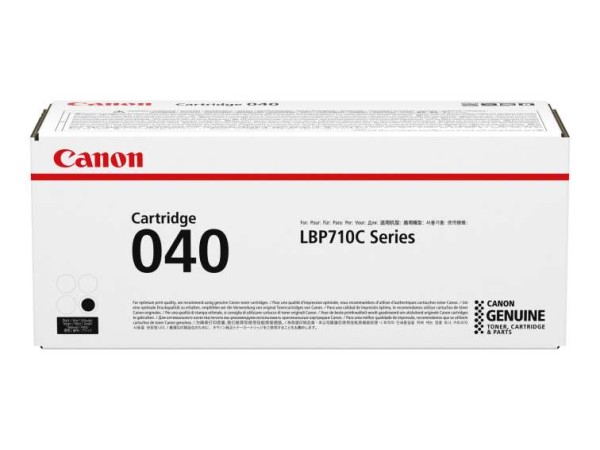 CANON 040 Schwarz Tonerpatrone 0460C001