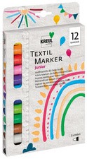 KREUL Textilmarker medium "Junior", 12er-Set