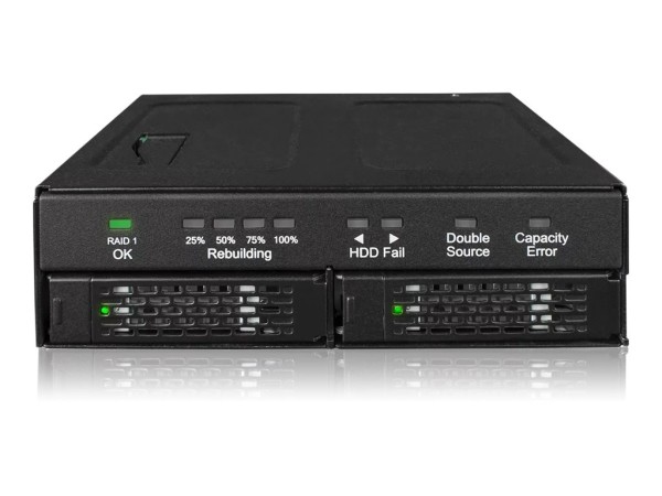 ICY DOCK ToughArmor 2x 2.5"SATA HDD/SSD RAID 1 & JBOD Wechselrahmen MB902SPR-B R1