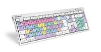 LOGIC-KEYBOARD LKB-FCPX10-CWMU-DE USB QWERTZ Deutsch Mehrfarben Tastatur LKB-FCPX10-CWMU-DE