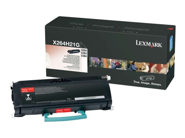 LEXMARK Schwarz Tonerpatrone X264H21G