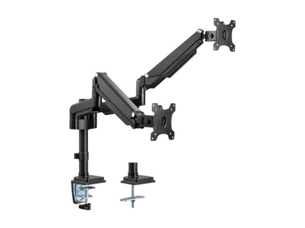 INLINE Tischhalterung mit Lifter, beweglich, für zwei Monitore bis 82cm (32 23160B