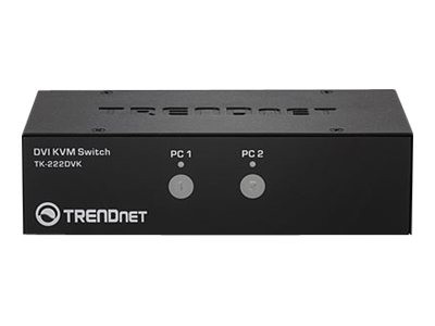 TRENDNET 2-PORT DVI KVM SWITCH KIT TK-222DVK