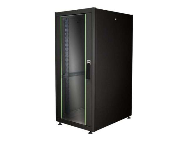 DIGITUS 26HE Netzwerkschrank Dynamic Basic 1330x600x800mm Farbe Schwarz RAL DN-19 26U-6/8-DB